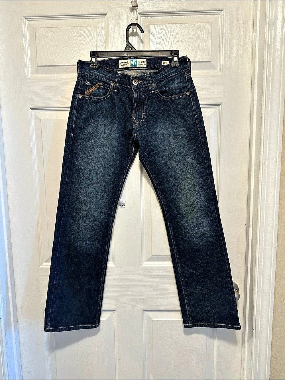 Ariat M7 Legacy Slim Fit Straight Leg Jeans Men's Blue Jeans Waist 28/30
